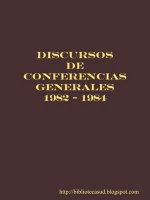 Discursos de Conferencias Generales 1982-1984