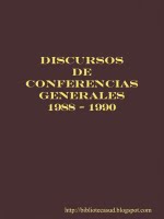 Conferencias Abril y Octubre 1988 al 1990